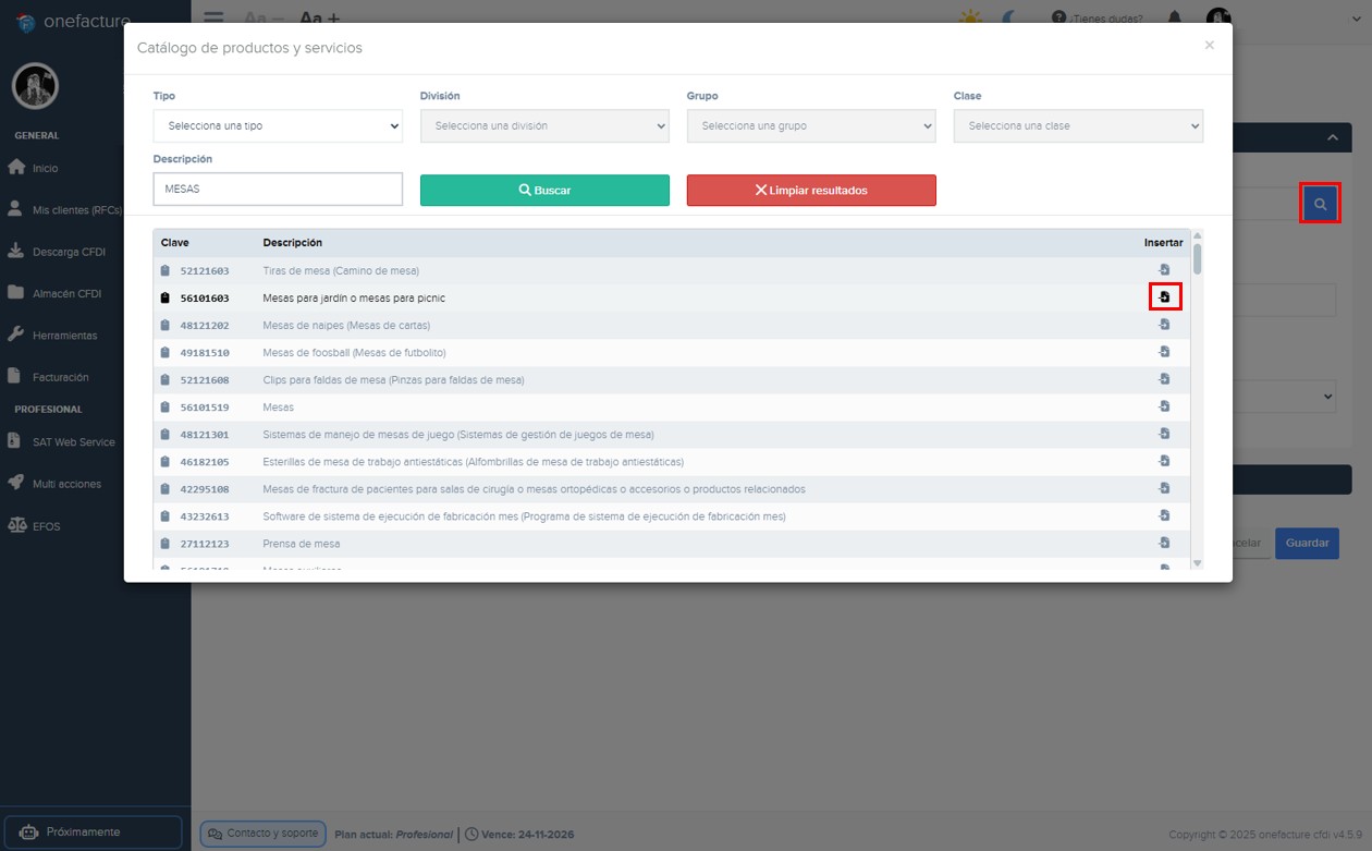 Captura módulo descarga xml - apartado de retenciones